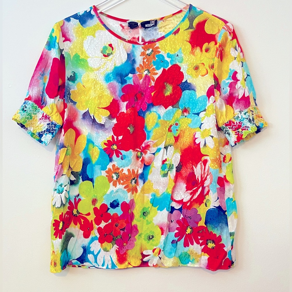 Moschino Floral Top